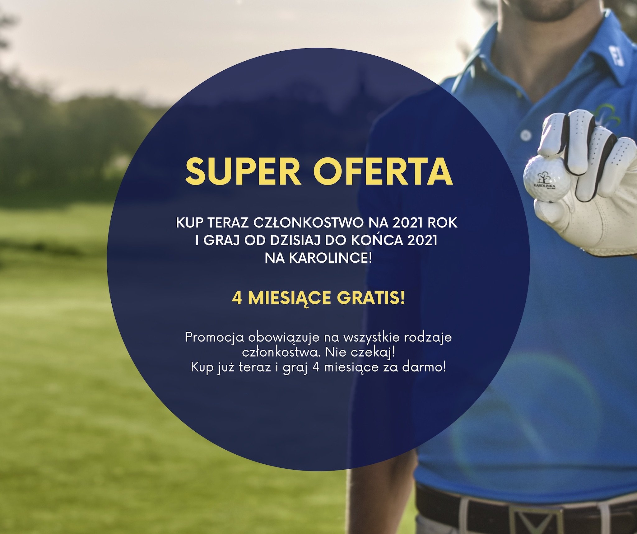 Promocja na członkostwo golf